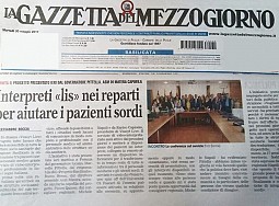 Interpreti LIS nei reparti per aiutare i pazienti sordi